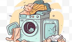 洗衣机漫画,洗衣机的奇幻冒险之旅